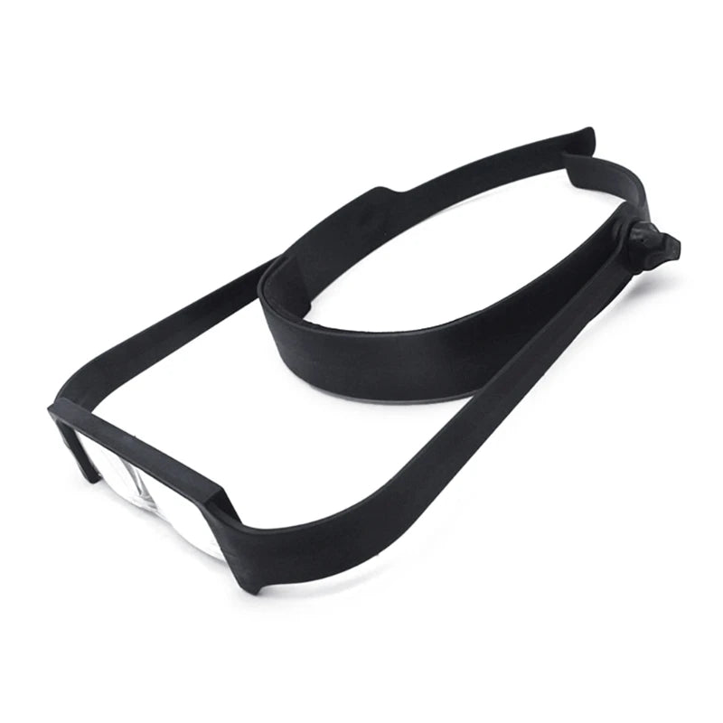 Handsfree Headband Magnifier with 4 Interchangeable Lenses for Sewing, Crafts, Watch and Jewelry Repair
