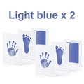 Baby Handprint & Footprint Ink Pad Kit — No-Touch Non-Toxic Inkless Stamp for Newborns, Pets & Keepsakes