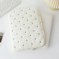 Puffy Quilted Laptop Sleeve for Women — 13–14 in (34–36 cm), 15–16 in (38–41 cm) & 9–11 in (23–28 cm) Tablet Pouch