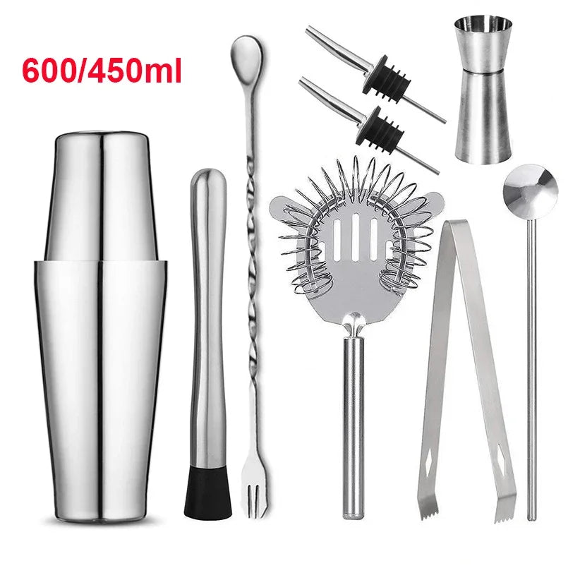 Boston Shaker Set – Professional Stainless Steel Cocktail Mixer & Bartender Kit