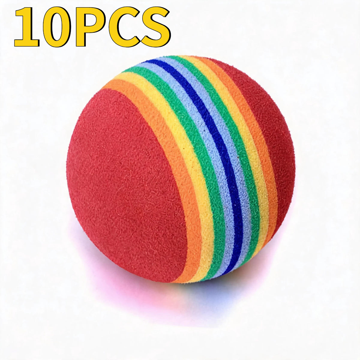 Interactive Soft Foam Cat Toy Ball - Quiet Indoor Kitten Chase & Play
