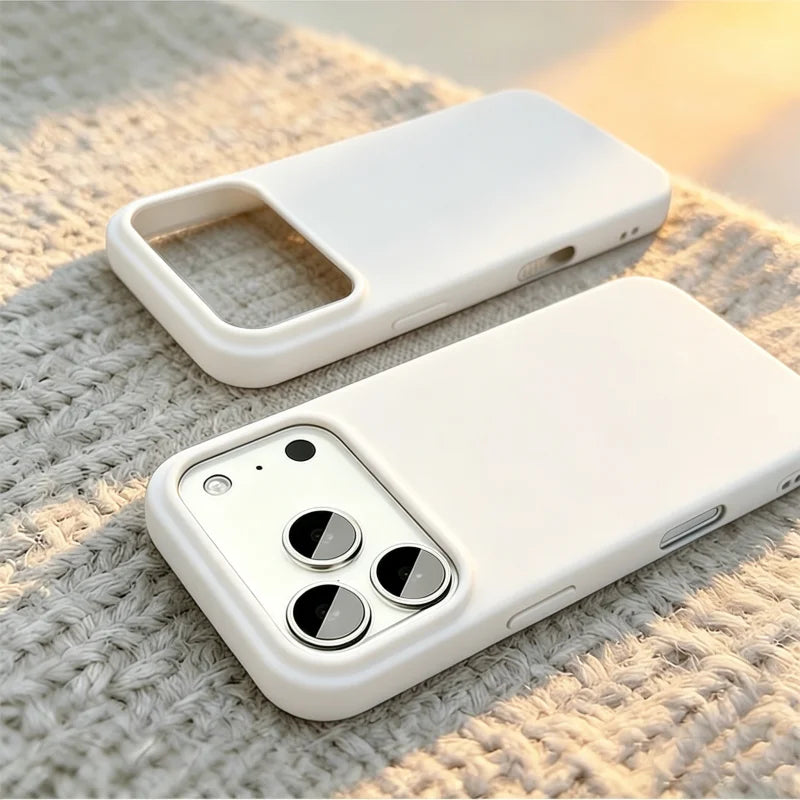 Liquid Silicone Full-Coverage iPhone Case — Shockproof Soft Matte, Anti-Fingerprint & Anti-Scratch