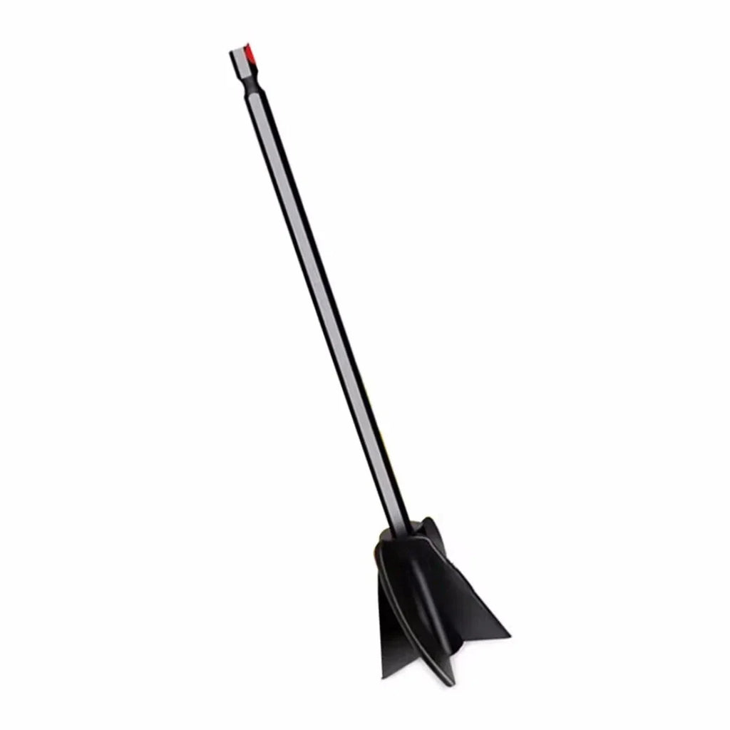 Epoxy Mixer Drill Attachment Paddle 6.5in (16.5 x 3.5 cm) Resin Paint Stirrer - Red