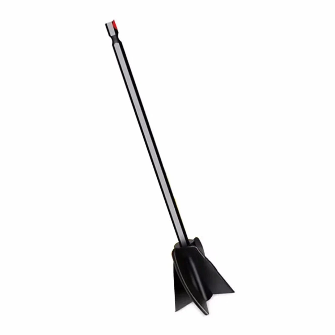 Epoxy Mixer Drill Attachment Paddle 6.5in (16.5 x 3.5 cm) Resin Paint Stirrer - Red