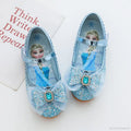 Girls Princess Crystal Flower Soft-Bottom Baby Shoes - PU Leather Flat Toddler Shoes