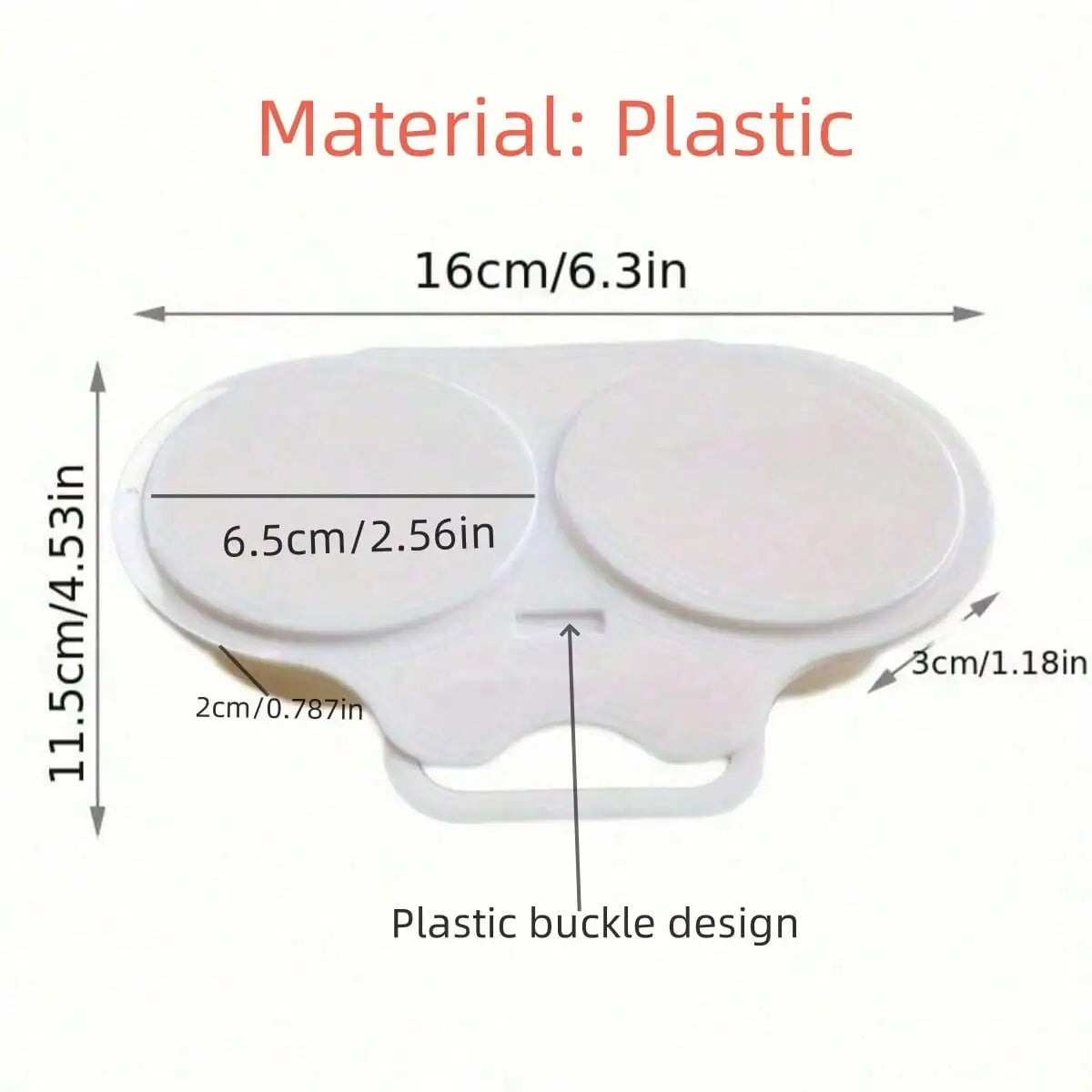 2-Cup Microwave Egg Poacher - BPA-Free Non-Stick Double Egg Cooker & Steamer for Quick Breakfast