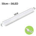 LED Motion Sensor Night Light 19.7 in (50 cm) – USB-C Rechargeable Wireless Cabinet, Wardrobe & Staircase Backlight