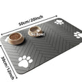 Absorbent Pet Feeding Mat with Non-Slip Rubber Backing - Waterproof Placemat for Dogs & Cats (20 x 30 cm / 7.9 x 11.8 in; 30 x 50 cm / 11.8 x 19.7 in; 40 x 60 cm / 15.7 x 23.6 in)