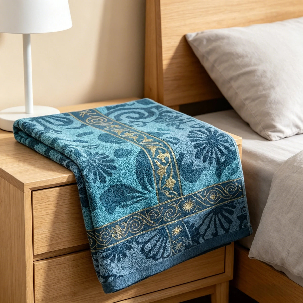 Quick Dry Ultra Soft Bath Towel Set - High Absorbency Combed Cotton Blend