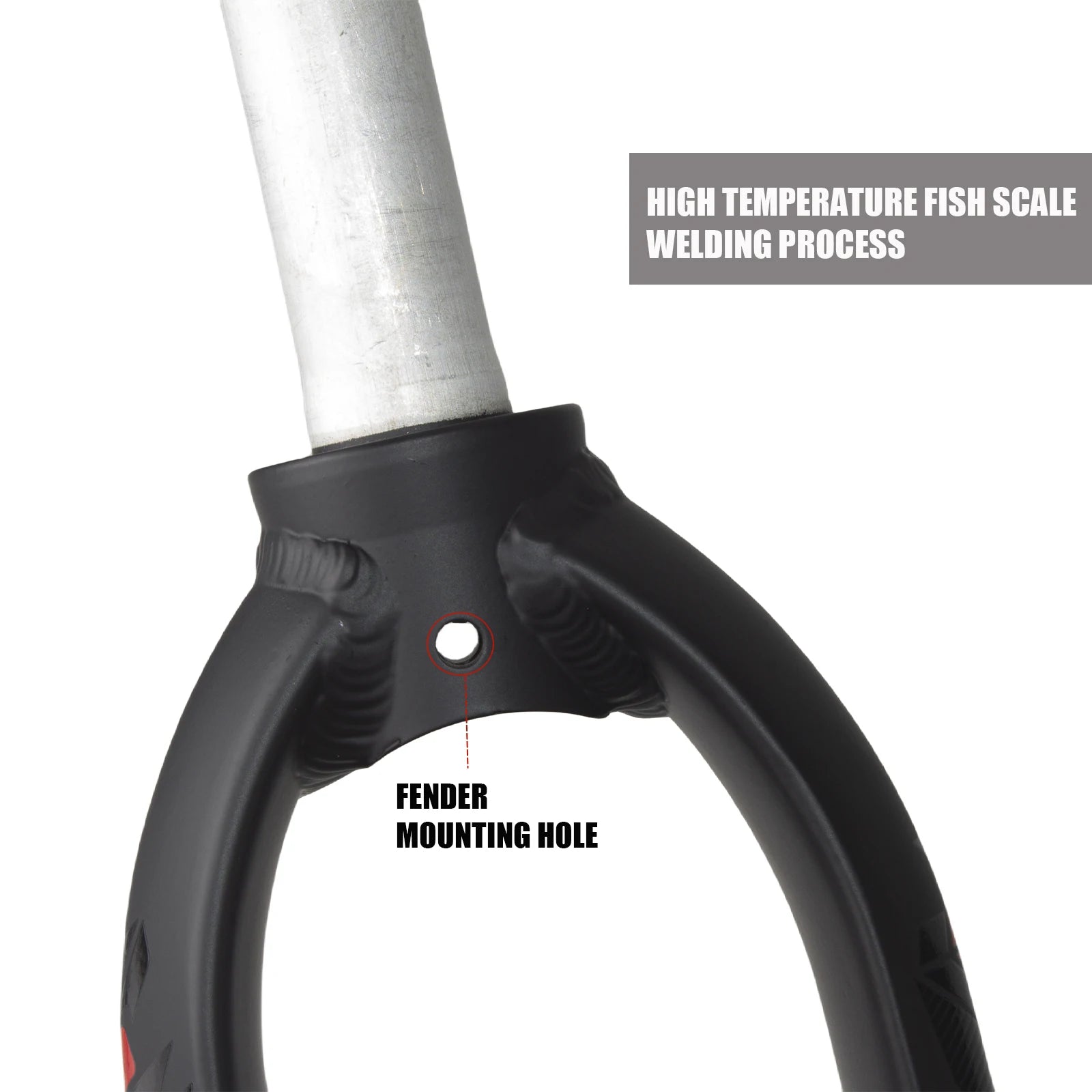 Ultra-Light Aluminum Alloy MTB Front Fork — Compatible with 26/27.5/29 in Wheels, Disc Brake, Quick-Release Legs