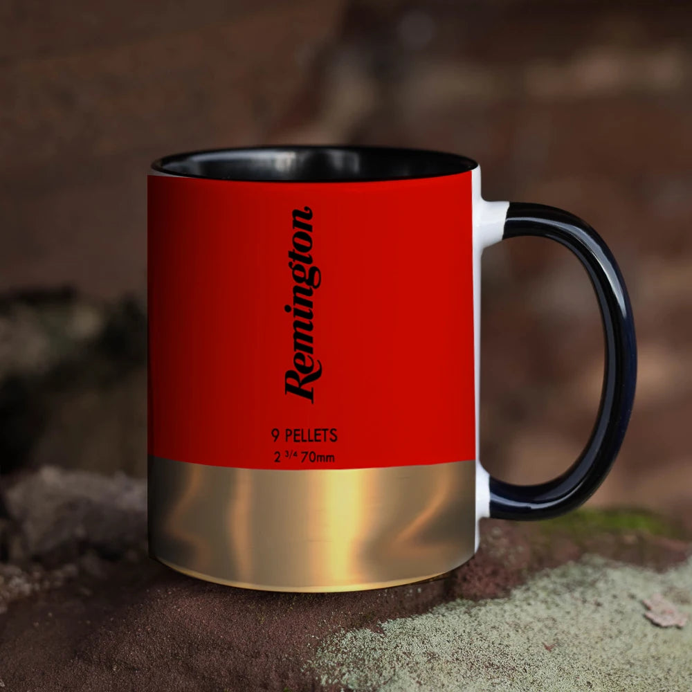 Shotgun Shell Ceramic Coffee Mug 350ml (12 oz) - Novelty Funny Office Birthday Gift