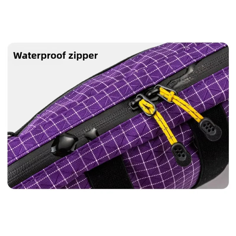 1.1L (37 fl oz) Ultralight Waterproof Waist Pack - Multi-Pocket Fanny Pack for Running Cycling Hiking