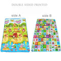 Double-Sided Baby Play Mat 71 x 47 in (180 x 120 cm) – EVA Foam Toddler Crawling Rug, Educational Animal Pattern, Waterproof Soft Floor
