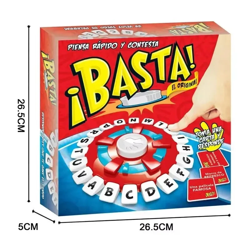 Spanish Word Game – Fast-Paced Letter-Press Party Game for Family & Kids