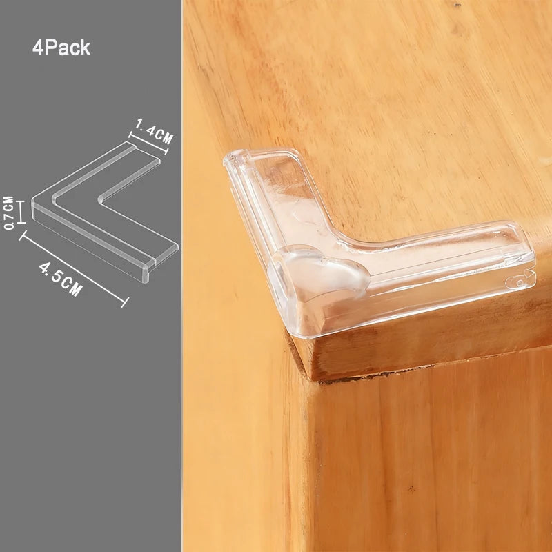 PVC Table Edge & Corner Guards — Baby Childproofing Furniture Protectors