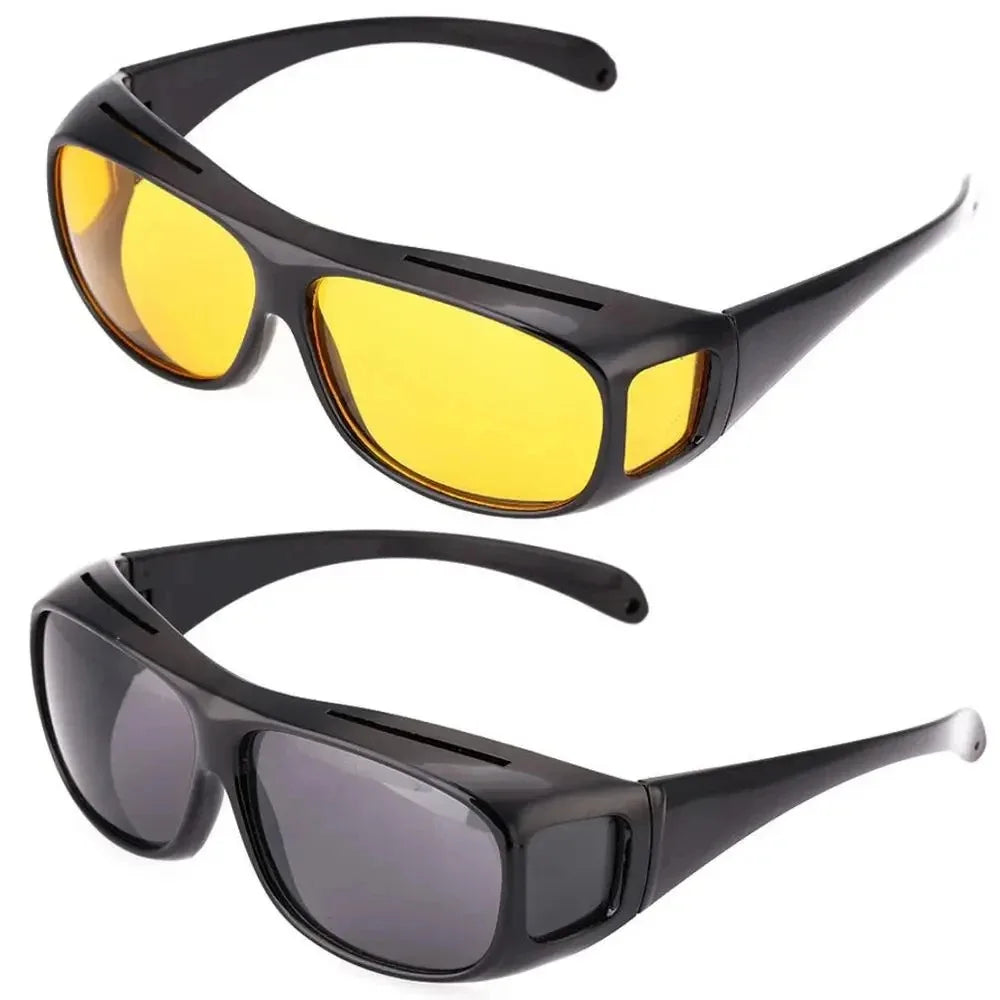 Night Vision Driving Glasses – Unisex UV Protection Sunglasses for Night Car Driving