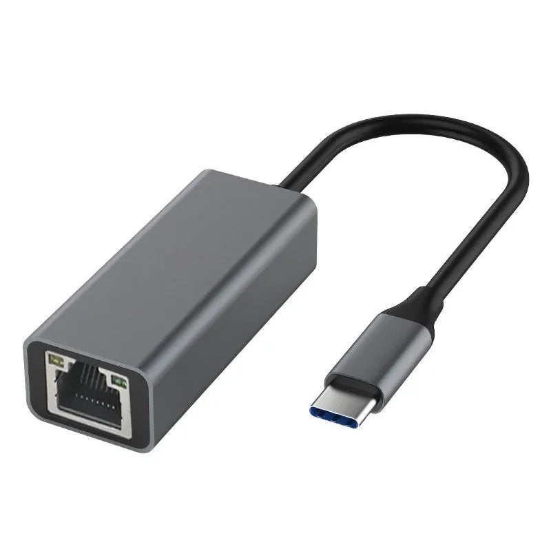 USB-C to Ethernet Adapter RJ45 Gigabit 10/100/1000Mbps - USB Type-C Network Adapter for MacBook & Windows PCs