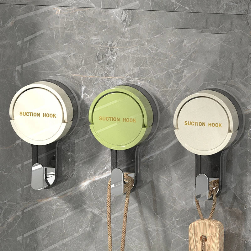 Strong Suction Cup Hook – No-Drill Traceless Adhesive Wall Hook for Bathroom, Kitchen, Door (1-Pack)