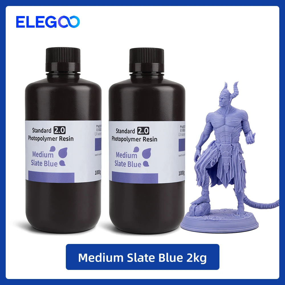 UV 3D Printing Resin 405nm, ABS-like, Water Washable, 8K Compatible for MSLA/DLP/LCD Printers