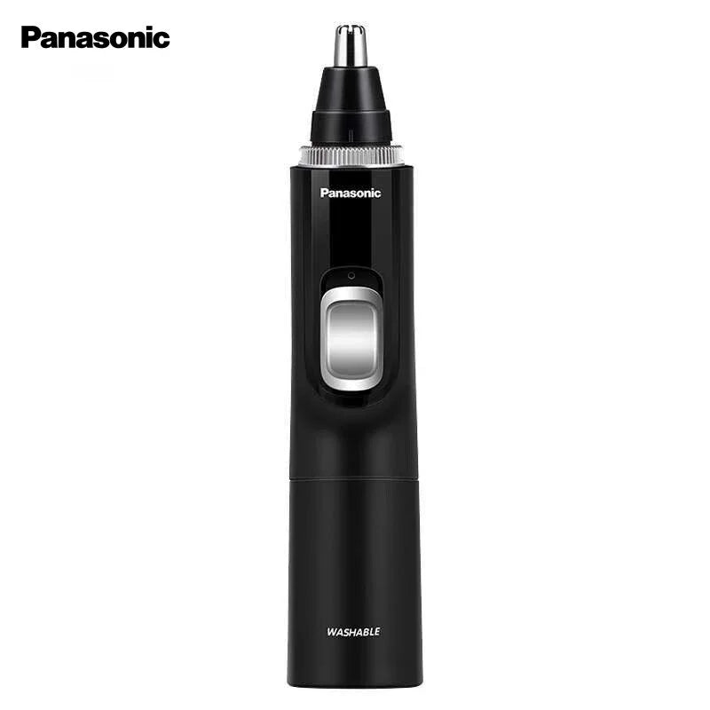 Electric Nose & Ear Hair Trimmer — Battery Powered Full-Body Washable Unisex Nasal Grooming Tool
