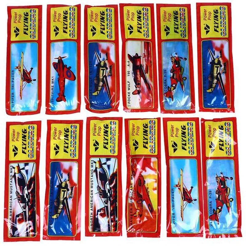 Foam Hand-Throw Glider Airplane Kids Party Favors & Outdoor Toy 7.5 in (19 cm)