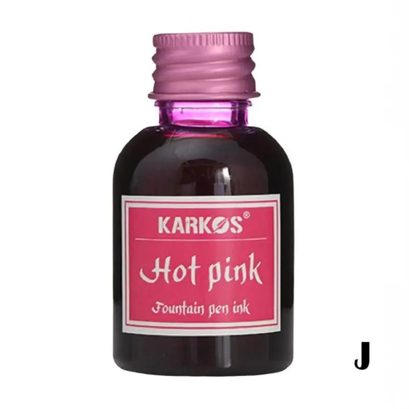 Colorful Fountain Pen Ink Refill 30ml (1.01 fl oz) — Universal Bottle for Calligraphy & School