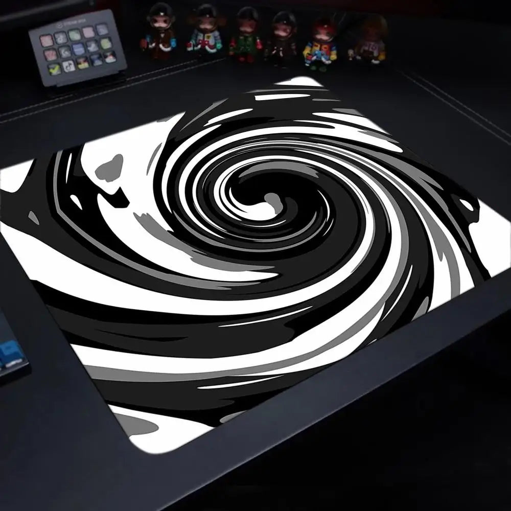 Fluid Mouse Pad – Anti-Slip Rubber Gaming & Office Desk Pad, Multiple Sizes (Small to XL), Smooth Cloth Surface