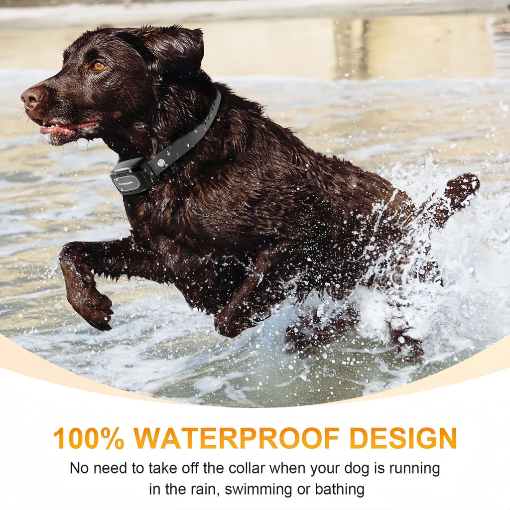 Waterproof Remote Dog Training Collar — Beep, Vibration & Shock, 3,300 ft Range (1,000 m), Adjustable for 8–150 lb (3.6–68 kg) Dogs