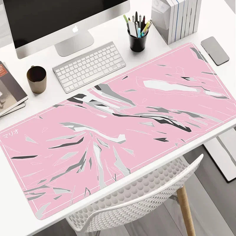 Large Gaming Mouse Pad 900 x 400 mm (35.4 x 15.7 in) XL Extended Non-Slip Rubber Base Stitched Edge – Abstract Desk Mat
