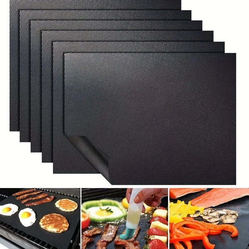 Reusable Non-Stick PTFE Grill & Oven Liner Mat — Heat-Resistant Baking & BBQ Mat