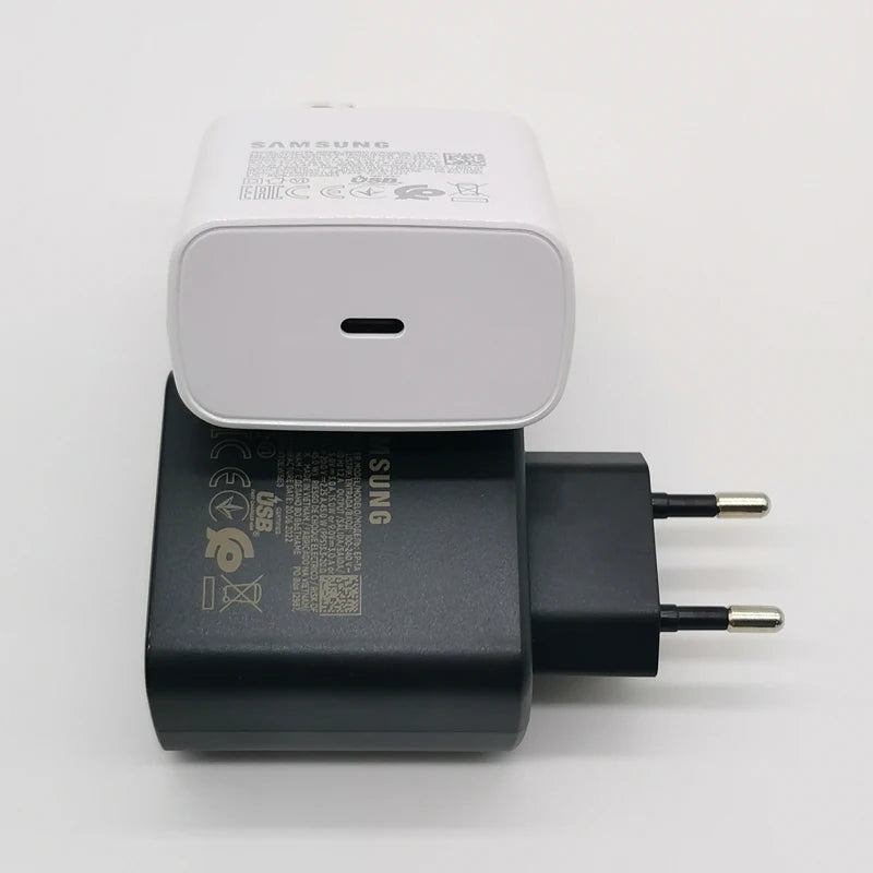 45W USB-C PD Super Fast Charger Adapter with 1.8M (5.9ft) Type-C Cable - EU Plug, Compatible with S24/S23/S22/S21/S20/Note/Flip/Fold Series