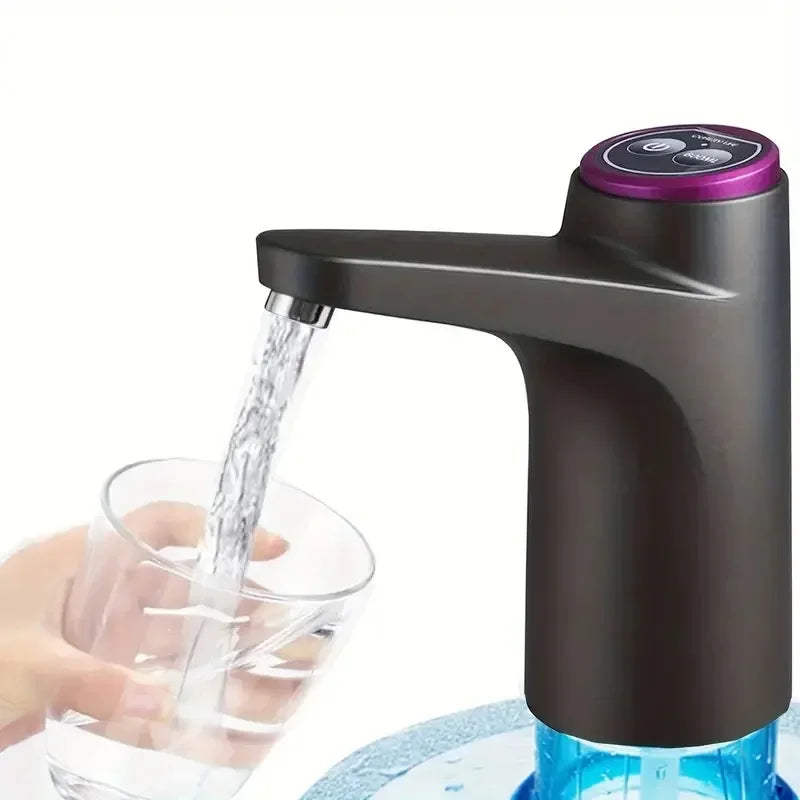 Portable 5-Gallon (≈19 L) Electric Water Dispenser Pump - USB Rechargeable Automatic Bottle Pump for Home, Office & Outdoor