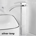 Stainless Steel Deck-Mounted Basin Faucet for Bathroom - Hot & Cold, Classic Style