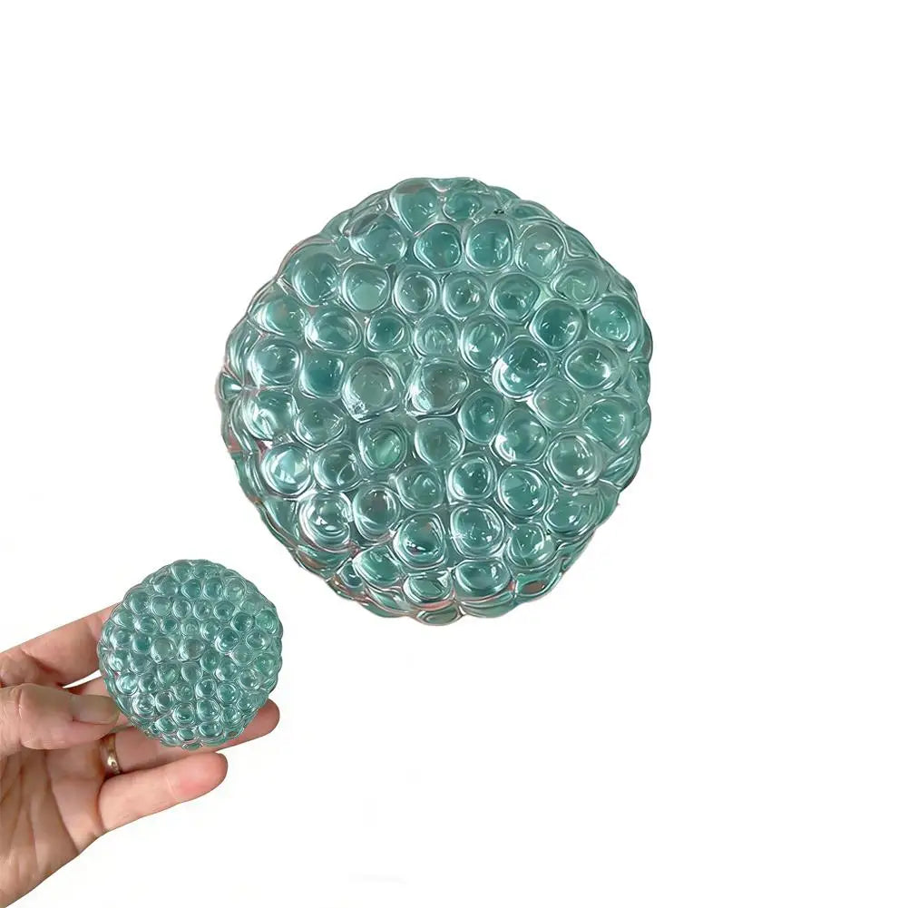 Ice Bead Squishy Stress Ball 6cm (2.36 in) - Super Soft Mochi Fidget Toy Slow Rebound for Anxiety Relief & Relaxation