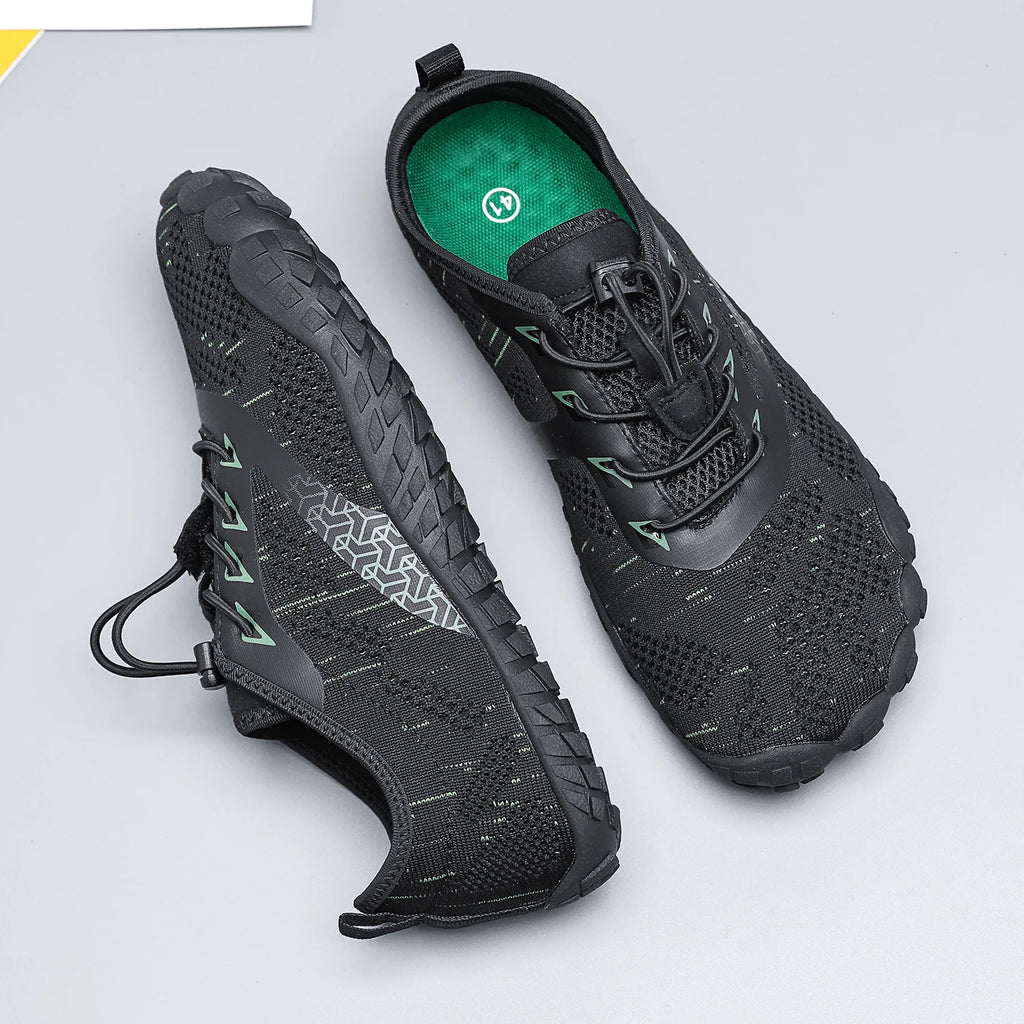 Men's Breathable Cotton Lace-Up Casual Shoes Lightweight EVA Sole Spring/Autumn