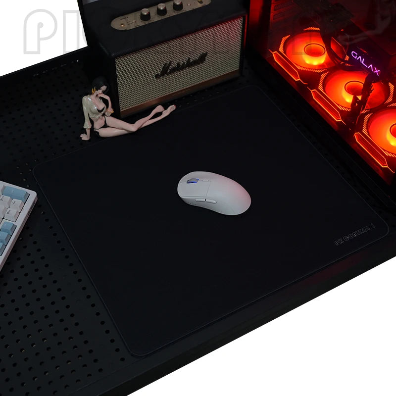 Professional Gaming Mouse Pad — Speed & Control Desk Mat, Natural Rubber Anti‑Slip, Stitched Edge, Washable