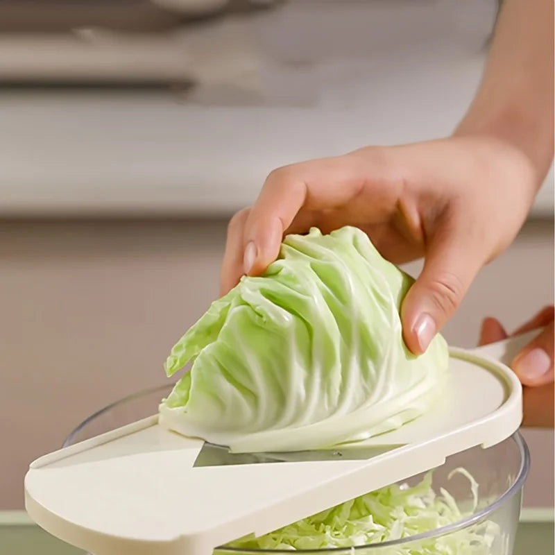 Ultra-Fine Manual Vegetable Slicer & Shredder – Multi-Purpose Food Chopper for Salad, Cabbage & Carrot