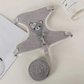 Teddy Cartoon Vest Harness & Leash Set for Small Dogs and Puppies