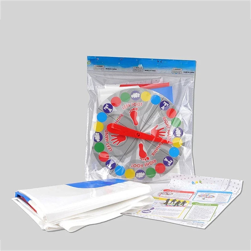 Twist Game Mat Indoor Outdoor Interactive Family Party Game for Kids and Adults - Balance & Movement Twisting Game