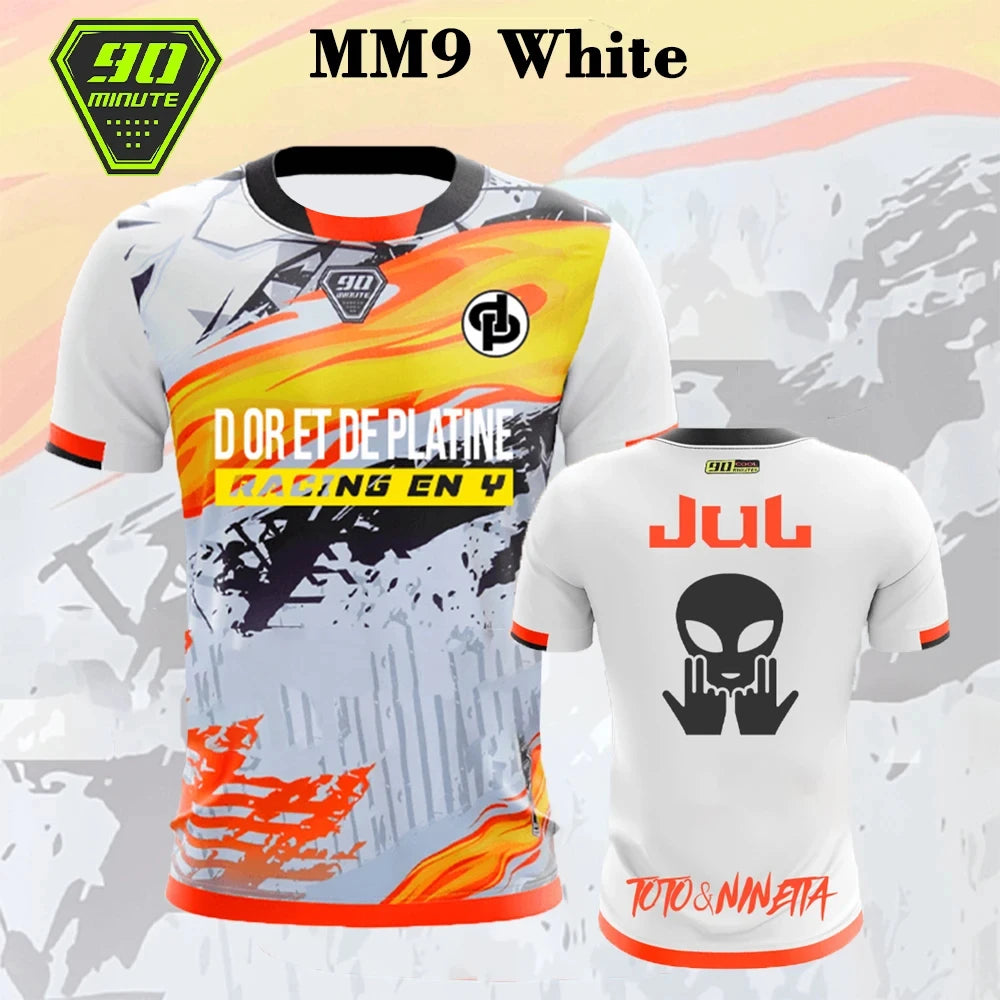 Men's Breathable Polyester Printed Crew Neck Short Sleeve T-Shirt – Minimalist Everyday Tee