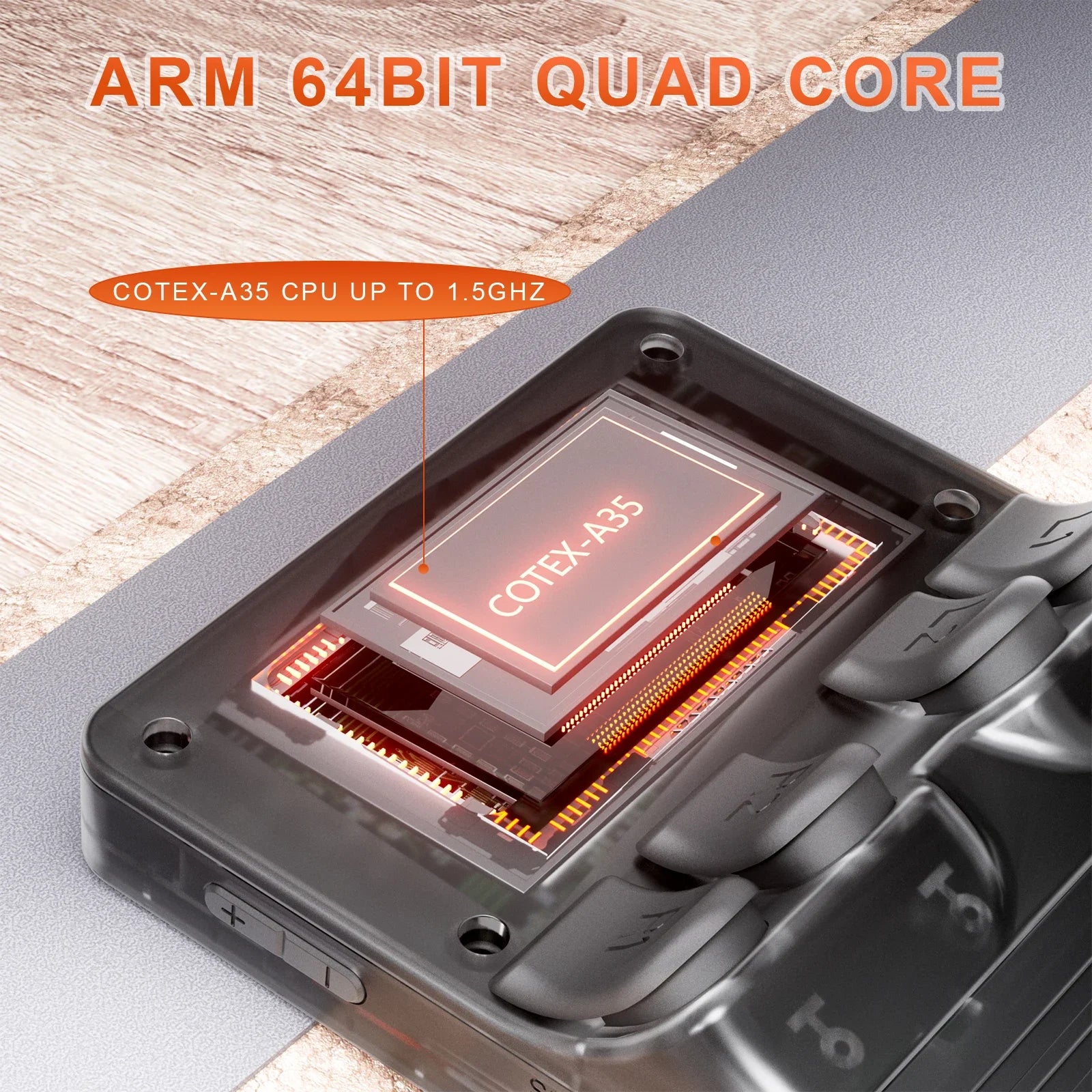 3.5-Inch IPS Retro Handheld Game Console 640x480 HD, 64GB Built-In, 16,000+ Classic Games Portable Pocket Player