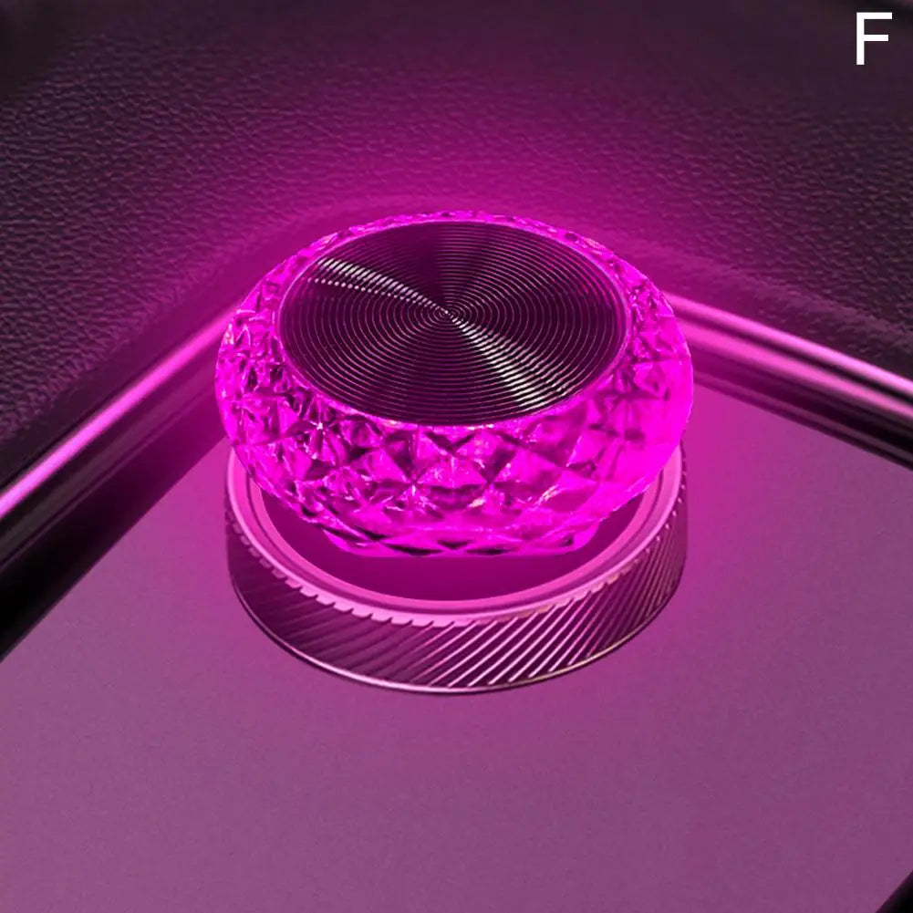 Portable USB LED Ambient Light for Car - Mini Plug and Play Interior Decorative Lamp