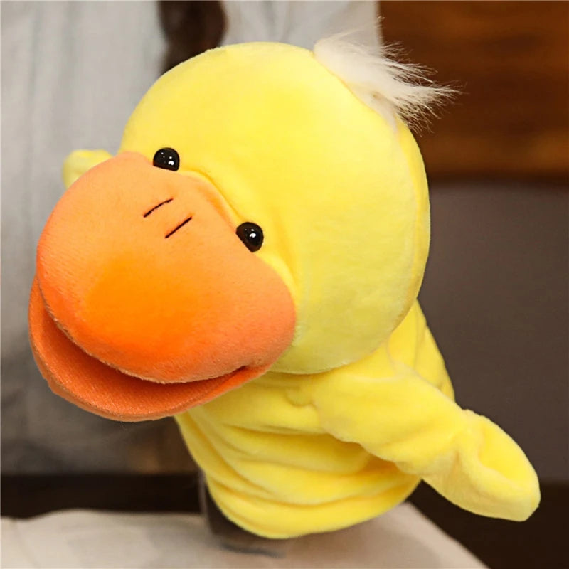 Cartoon Hand & Finger Plush Puppets — Soft Hand Puppet for Kids Party Favors & Family Fun