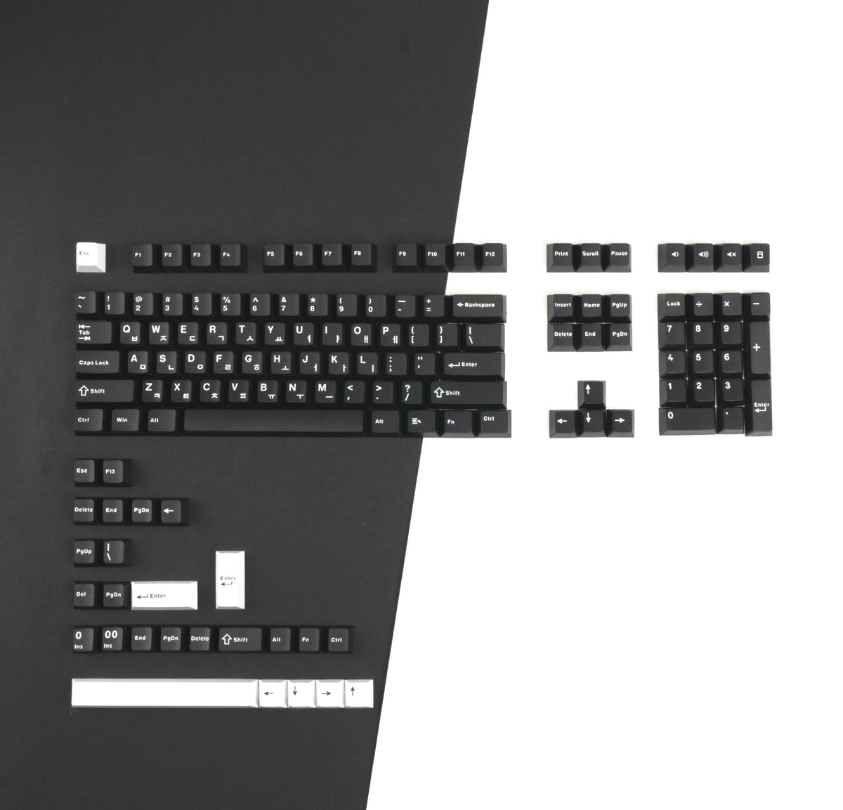 133-Key Black Cherry Profile PBT Double-Shot Keycap Set – MX Switch Compatible