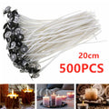 200ft (61m) 24-Ply Braided Cotton Candle Wick Roll – DIY Candle Wicks for Soy, Paraffin & Beeswax