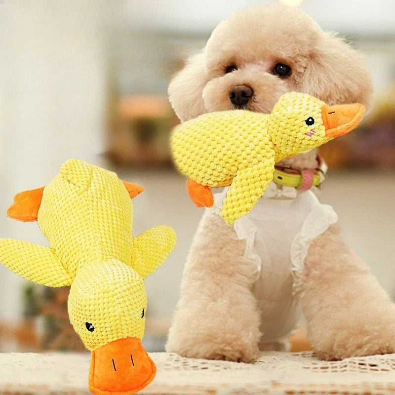 Fleece Dog Chew Toy - Soft Puppy Teething & Tug Toy for Small Dogs
