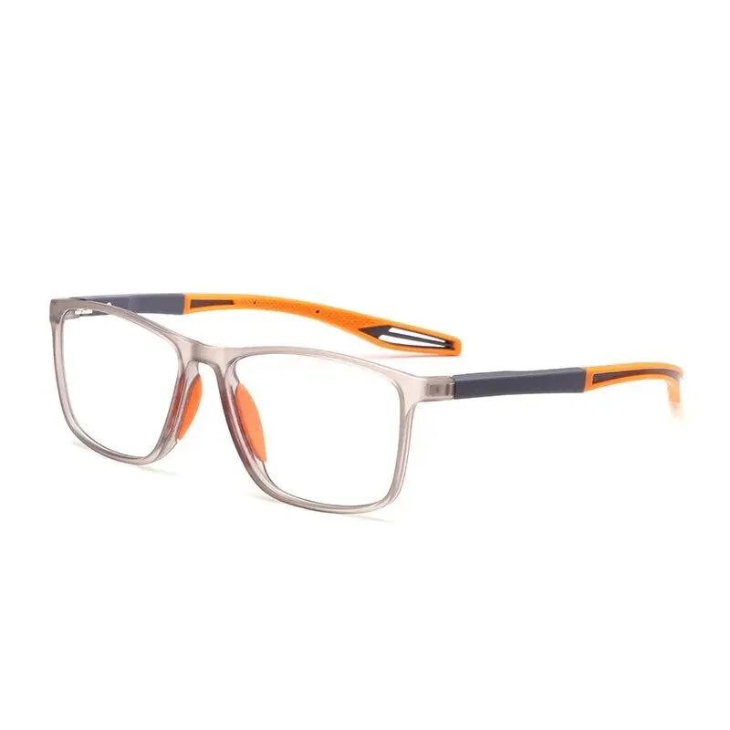 TR90 Rectangle Reading Glasses — Unisex Spring-Hinge Sports Presbyopia Anti Blue Light +1.00 to +4.00 (100–400)