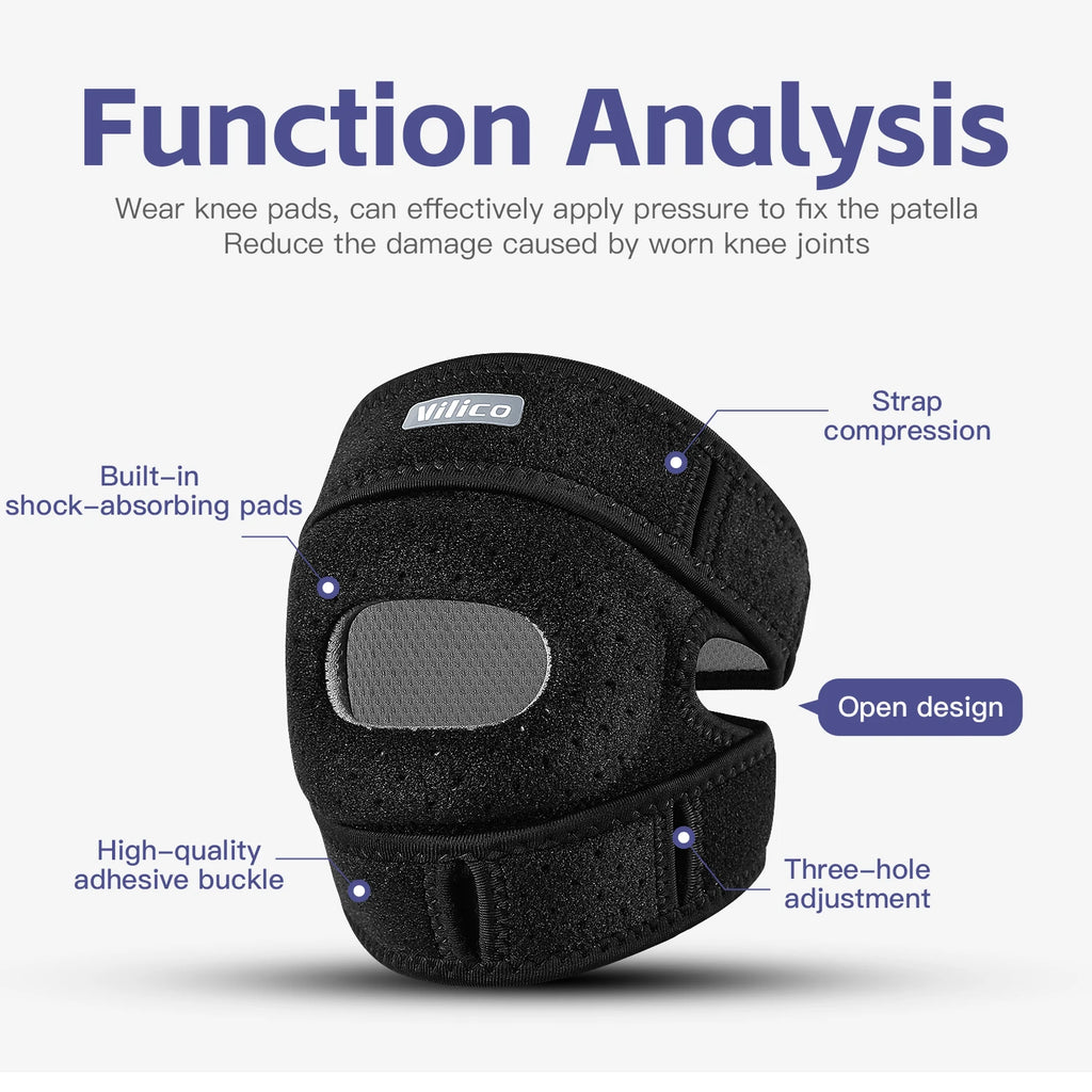 Patella Knee Strap for Running & Fitness - Meniscus Support Knee Protector