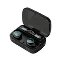 True Wireless Bluetooth Earbuds with LED Charging Case — 9D Stereo In-Ear Sports Headphones