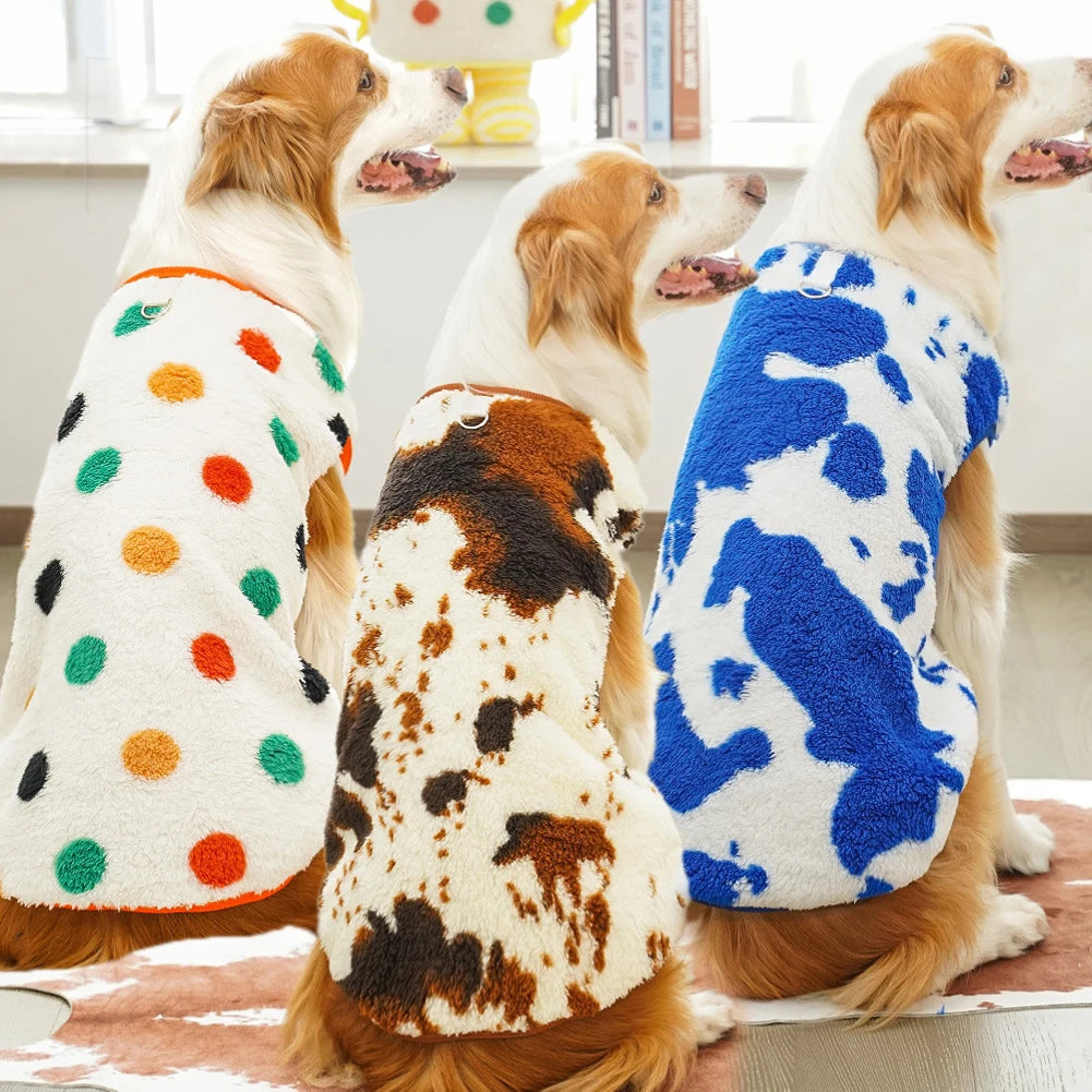 Warm Flannel Dog & Cat Winter Coat Jacket - Sizes M–7XL (2.5–35 kg / 5.5–77 lb)